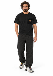 Velvet pocket t-shirt
