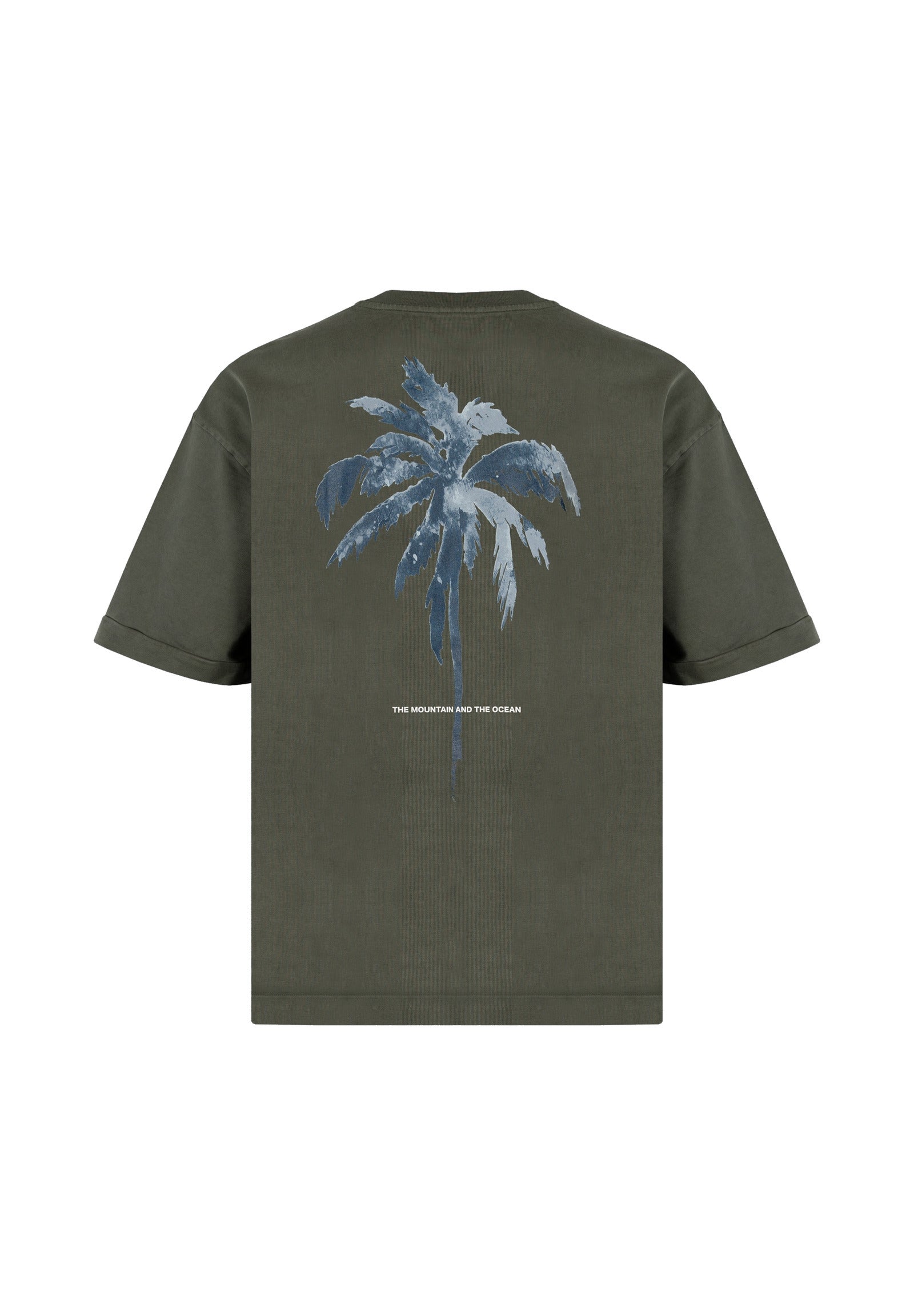 Palm over t-shirt