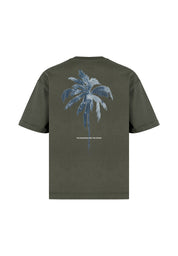 Palm over t-shirt