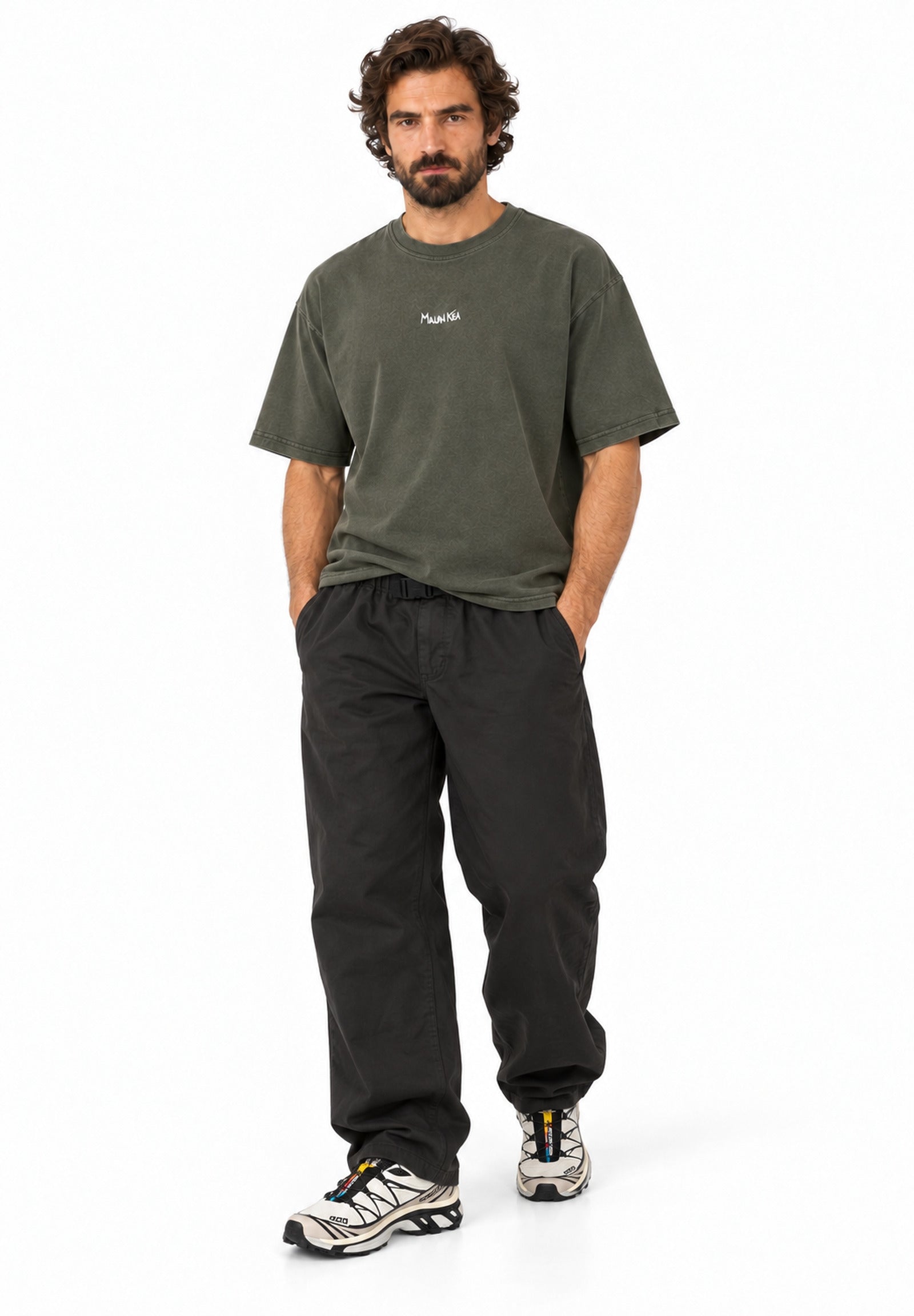 Palm over t-shirt