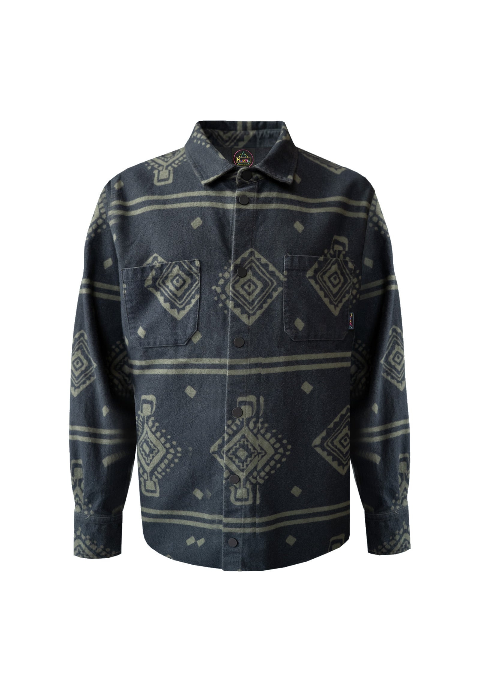 Ethnic moleskin shirt