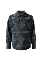 Ethnic moleskin shirt