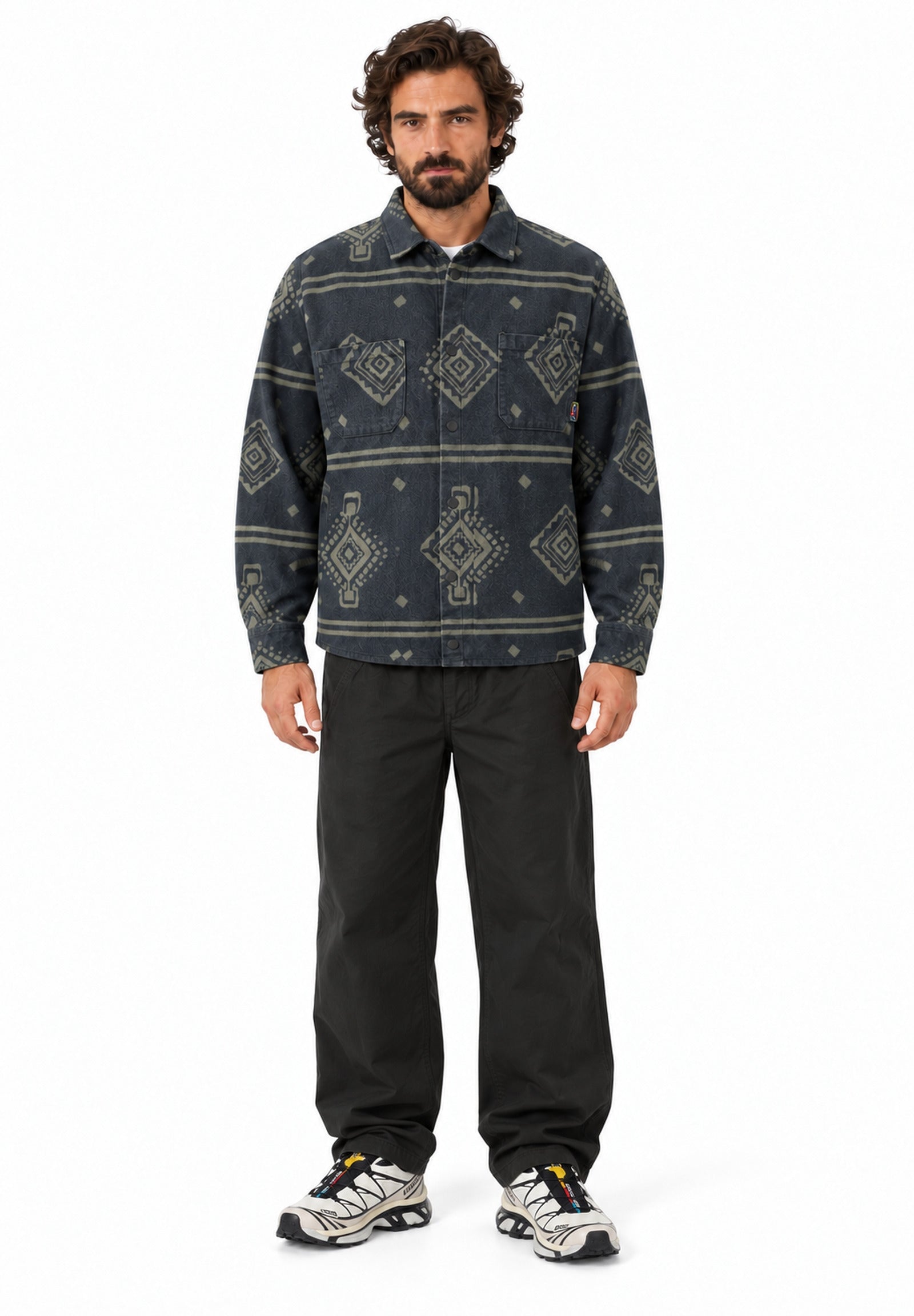 Ethnic moleskin shirt
