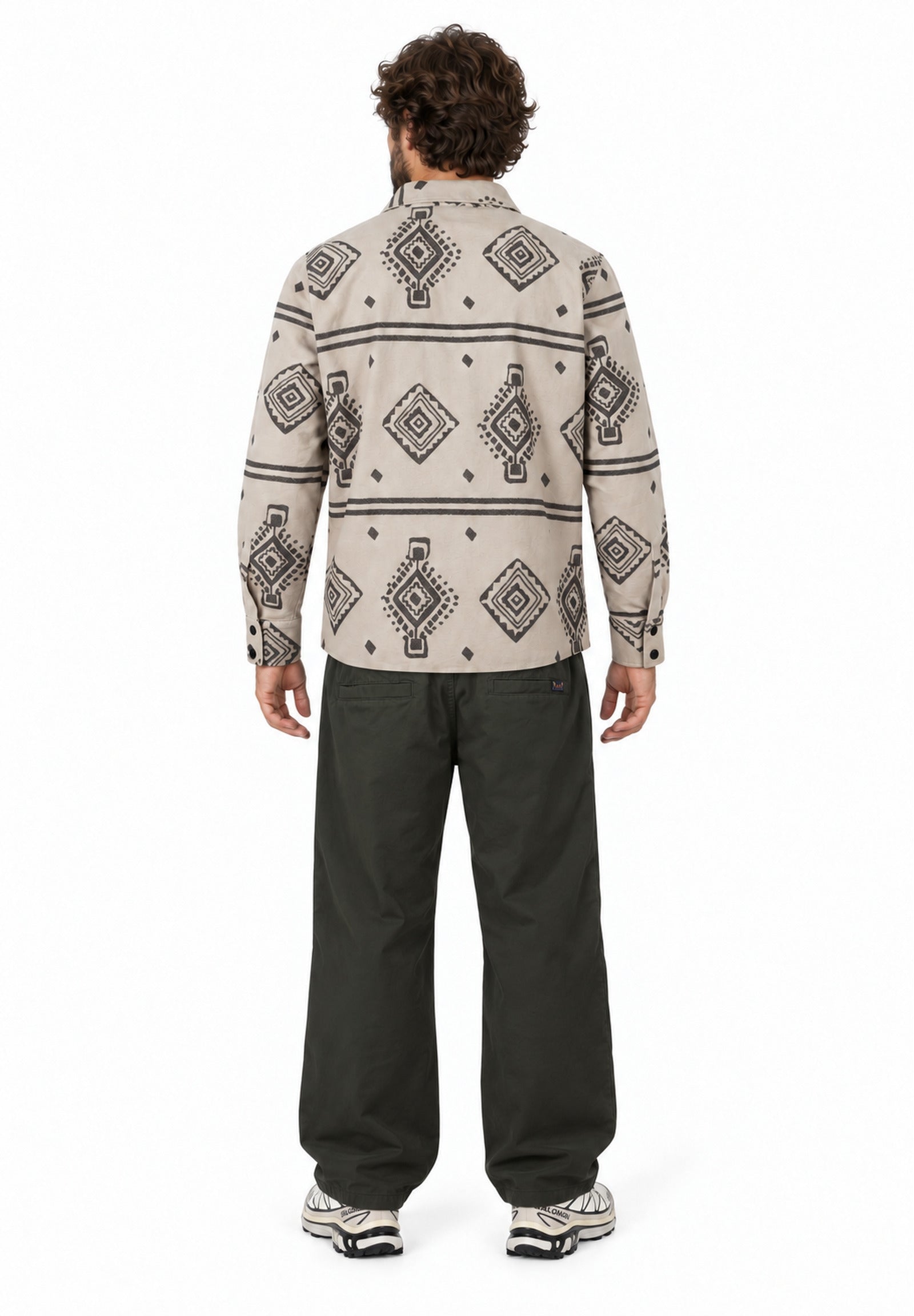 Ethnic moleskin shirt