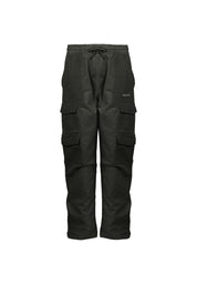 Mixed fabrics cargo pant