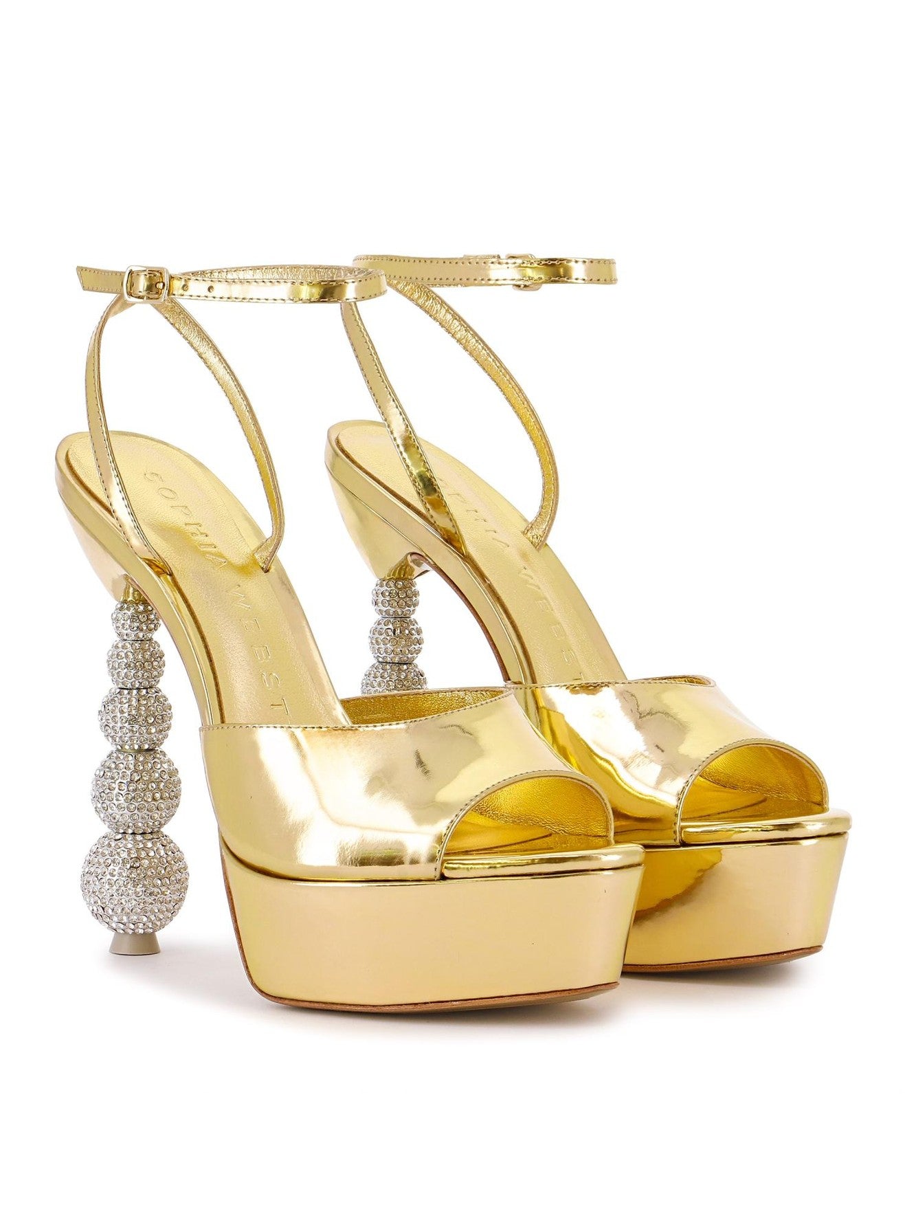 Natalia crystal platform sandal