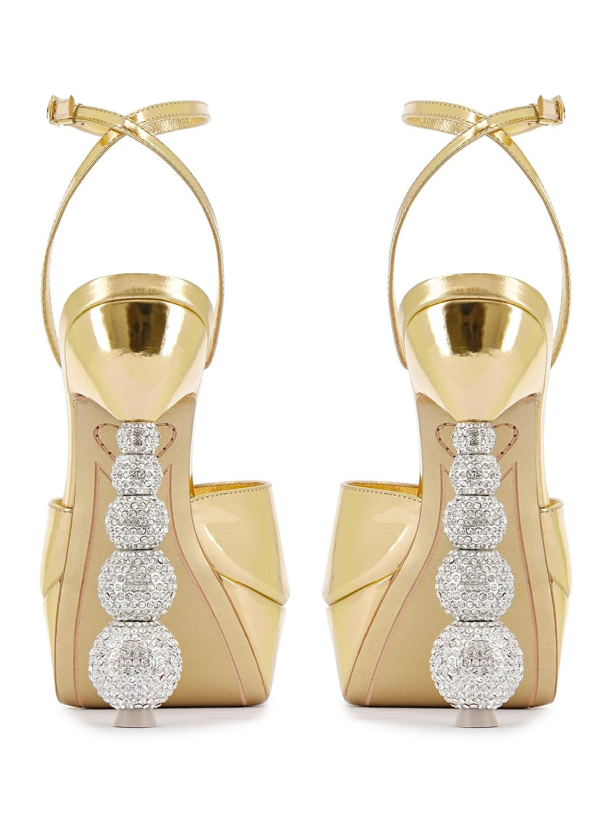 Natalia crystal platform sandal