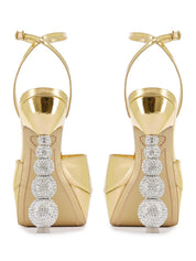 Natalia crystal platform sandal