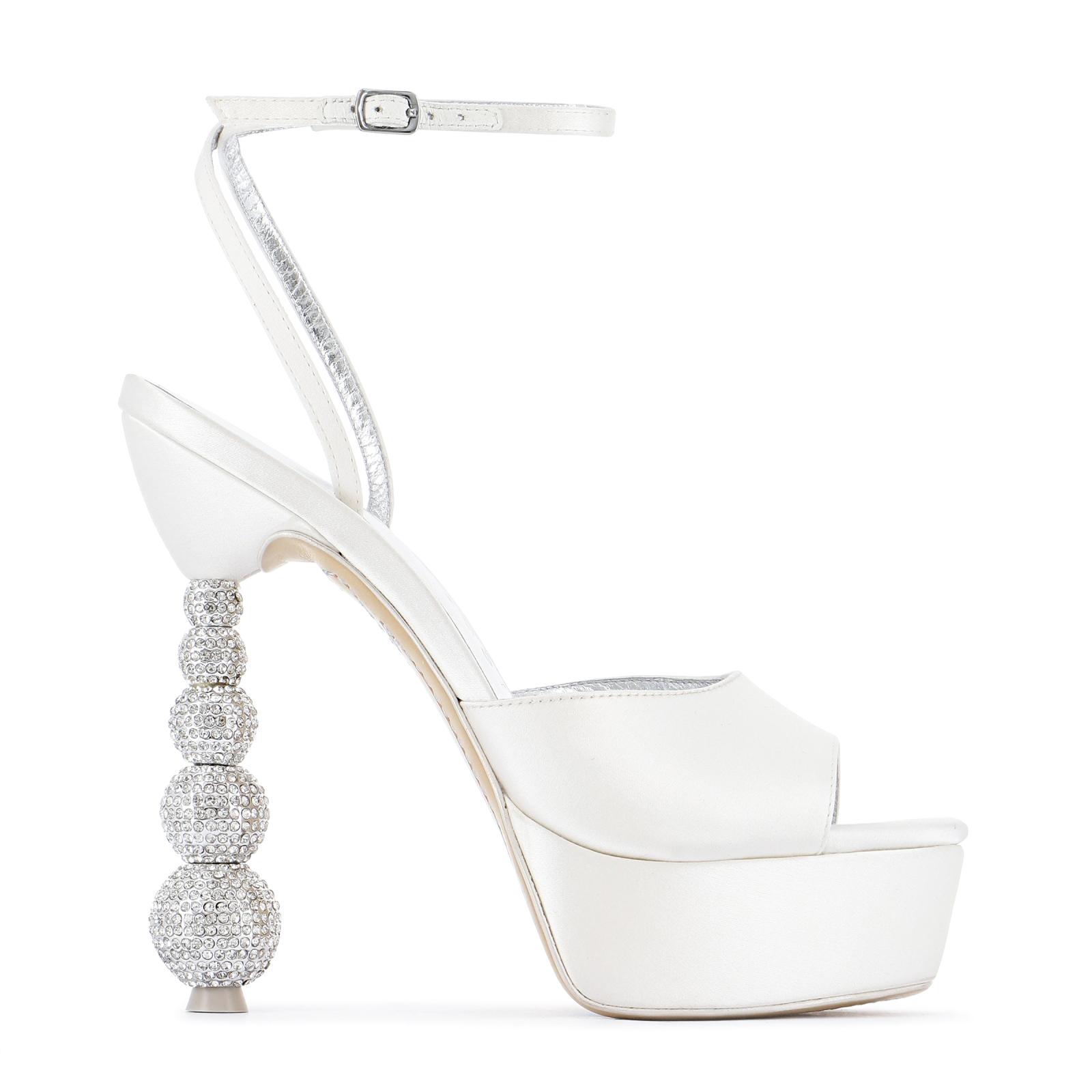 NATALIA CRYSTAL PLATFORM SANDAL