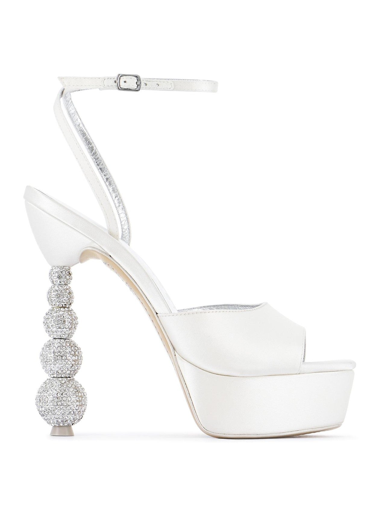 Natalia crystal platform sandal