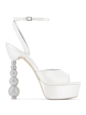 Natalia crystal platform sandal