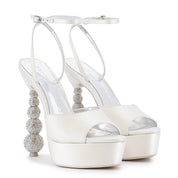 NATALIA CRYSTAL PLATFORM SANDAL