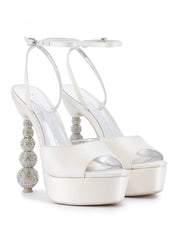 Natalia crystal platform sandal