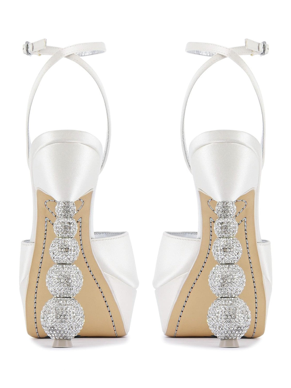 Natalia crystal platform sandal