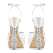 NATALIA CRYSTAL PLATFORM SANDAL