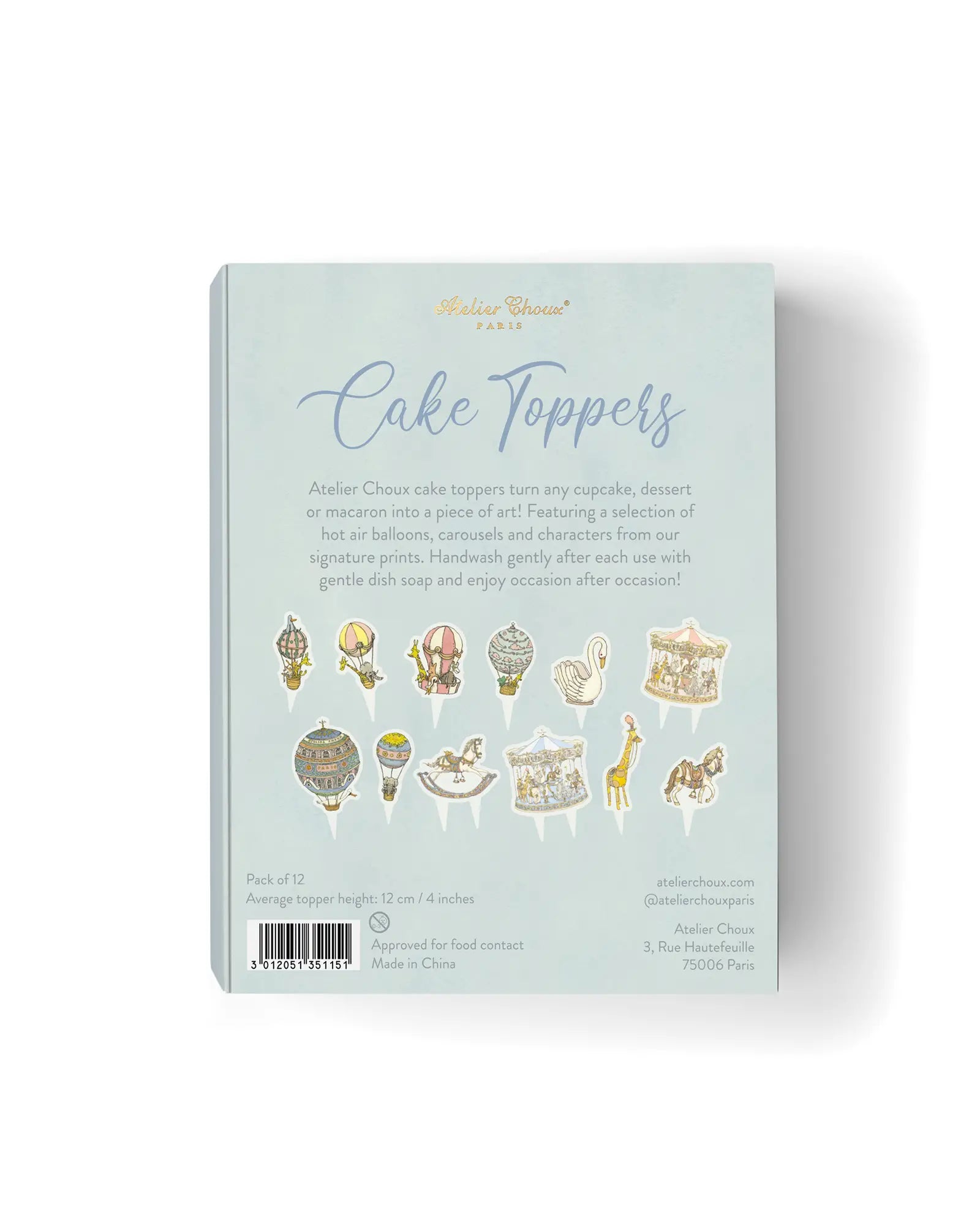 Mini Cake Toppers – Atelier Choux Classics