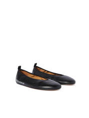 Black "high heel" ballerina