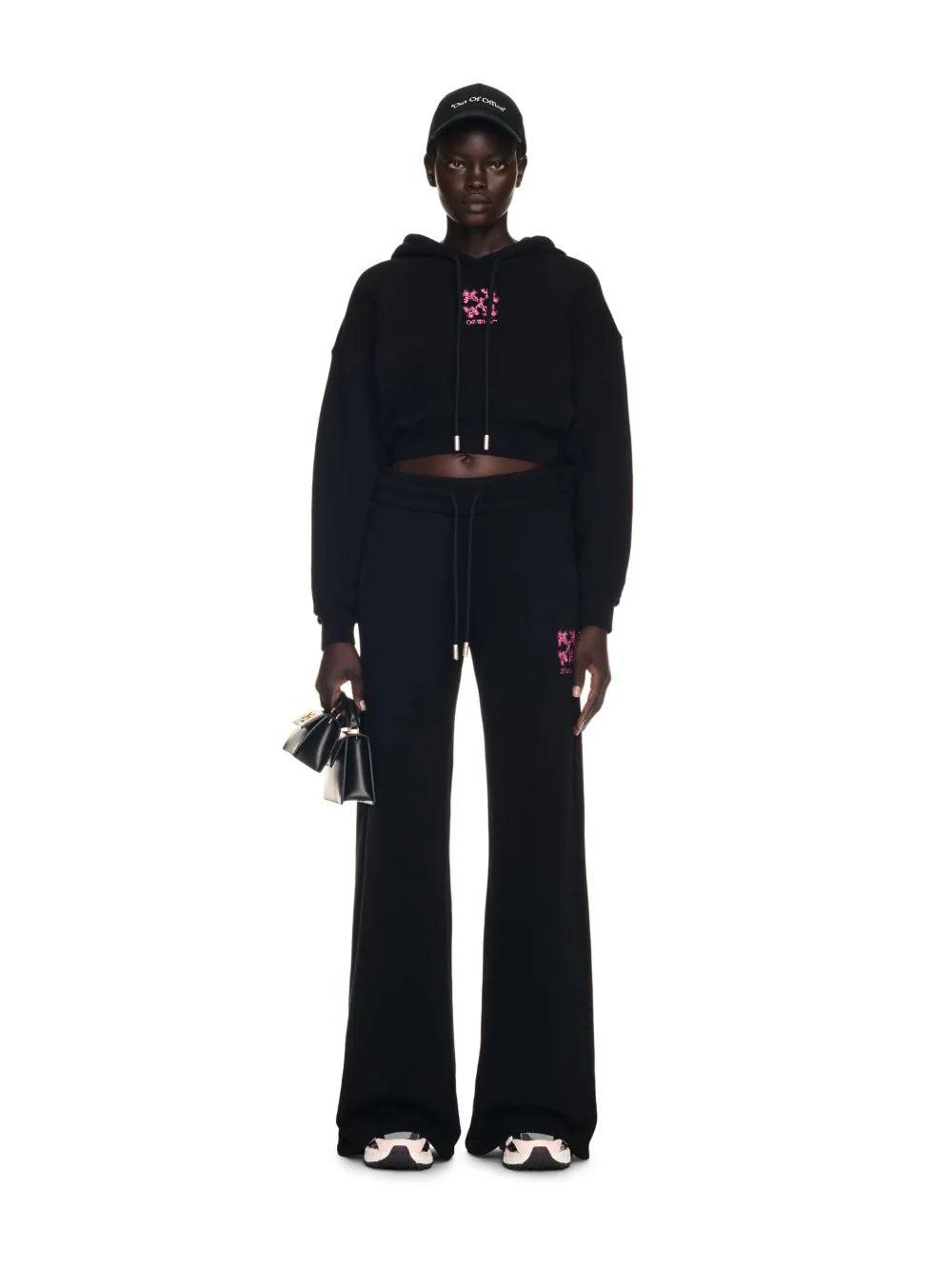 embr mini arrow crop hoodie