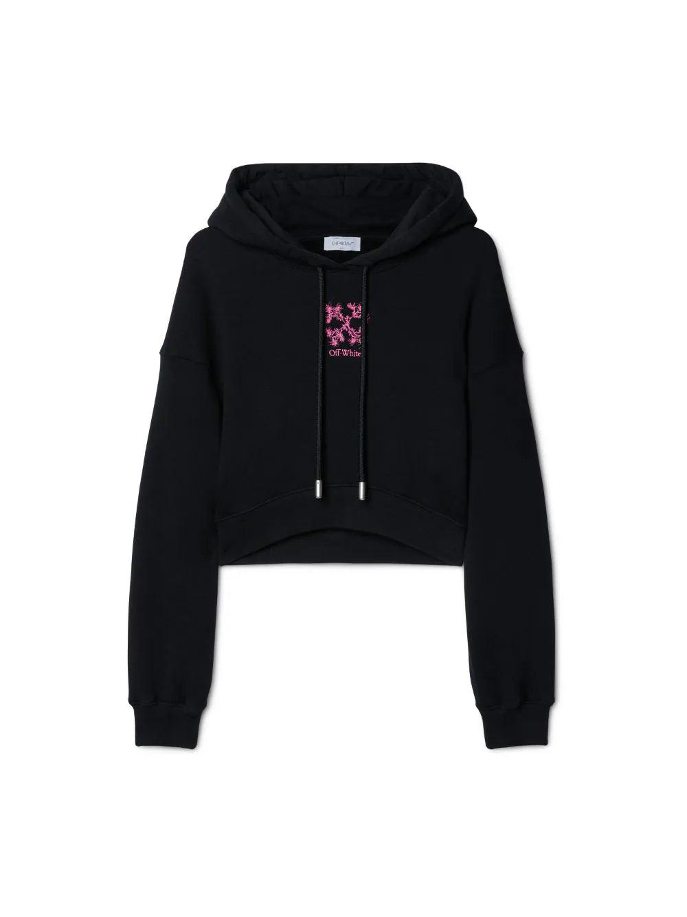 embr mini arrow crop hoodie