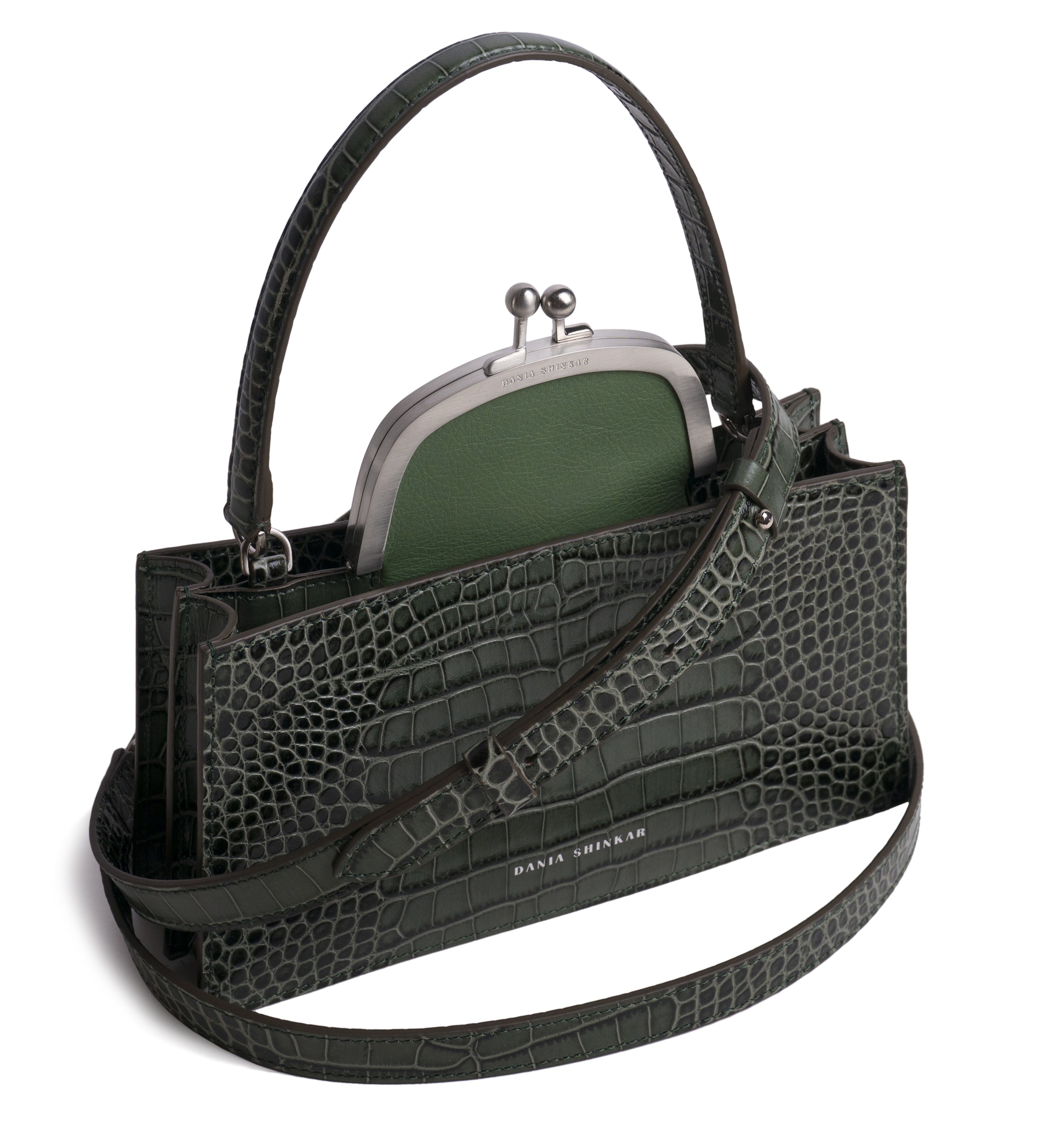 MAJJ - Olive Croc Embossed