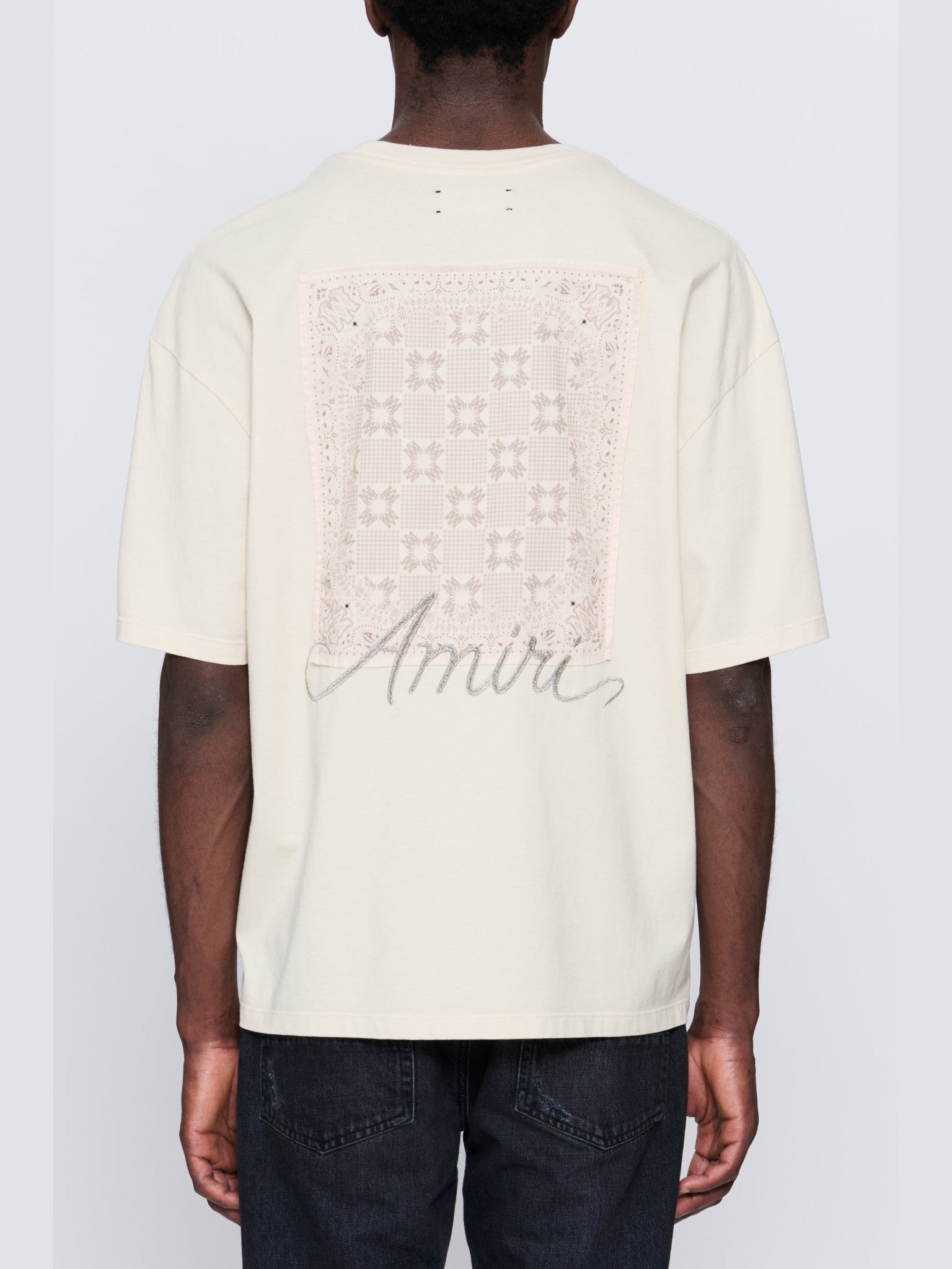 MA Quad Checkerboard Oversized Tee