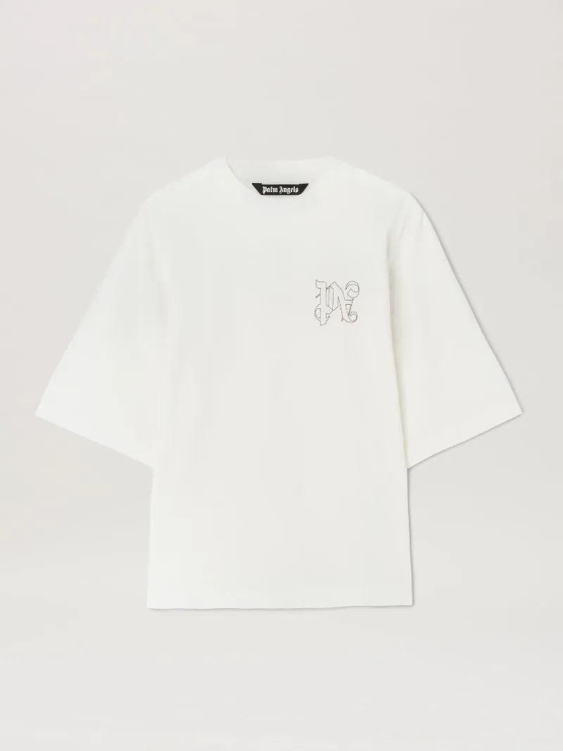 Embroidered Monogram T-Shirt