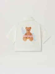 BEAR ANGEL CROPPED SHIRT كروبد شيرت 