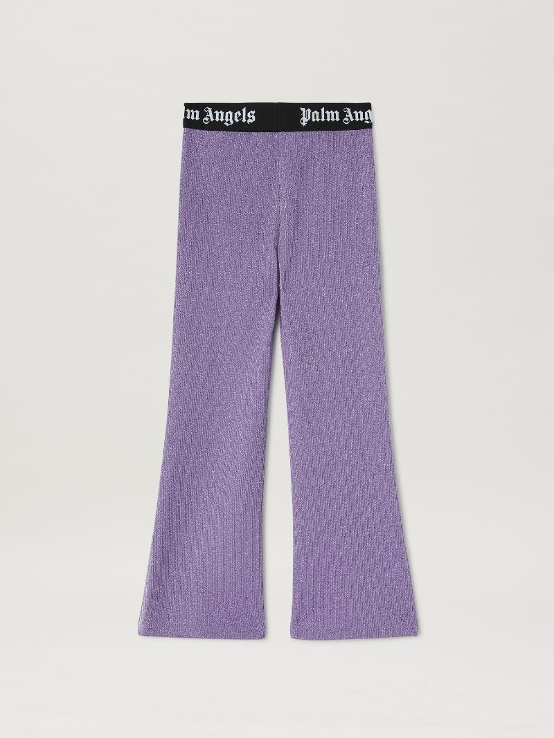 LOGO BAND LUREX PANTS