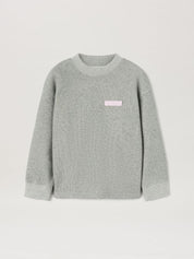 LUREX OPEN BACK SWEATSHIRT