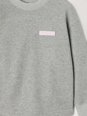 LUREX OPEN BACK SWEATSHIRT