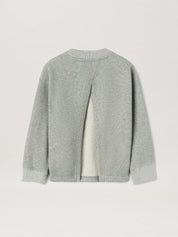 LUREX OPEN BACK SWEATSHIRT