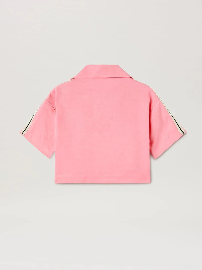 TRACK CROPPED SHIRT