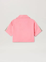 TRACK CROPPED SHIRT