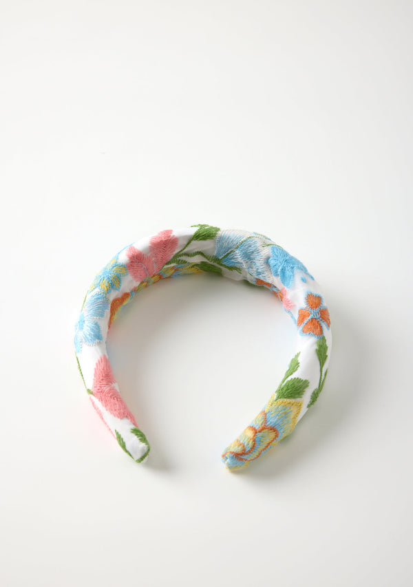 Piper embroidered headband