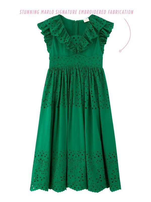 Naomi embroidered maxi dress