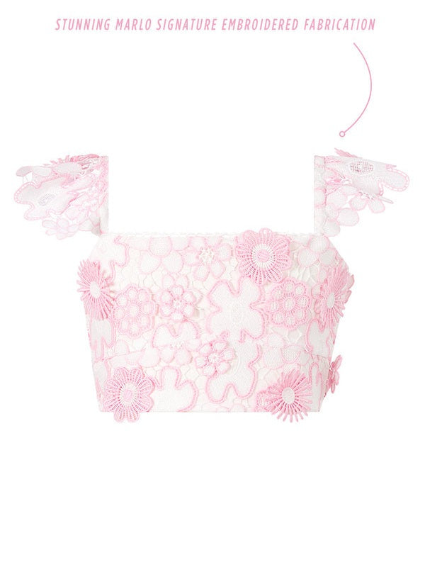 Amara embroidered top