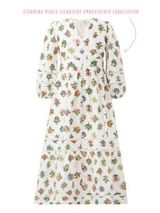 Lillian embroidered dress