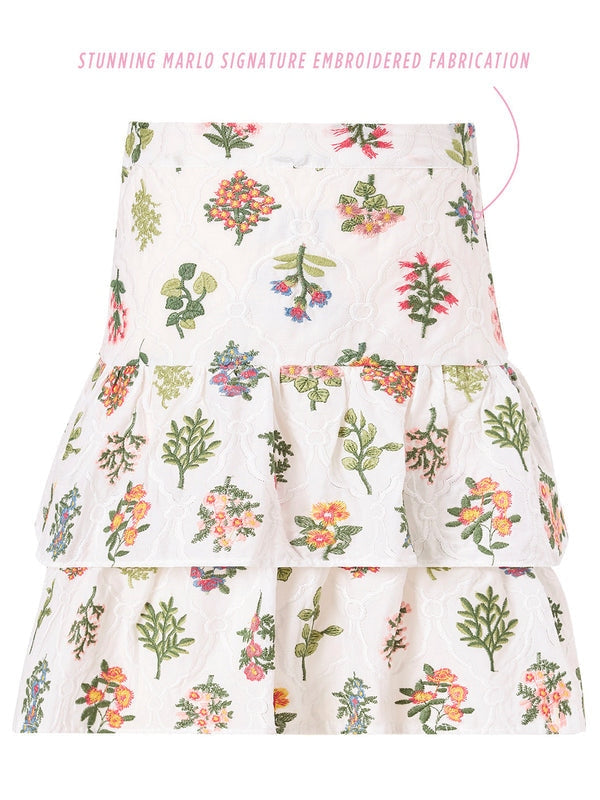 Lillian embrdoiered skirts
