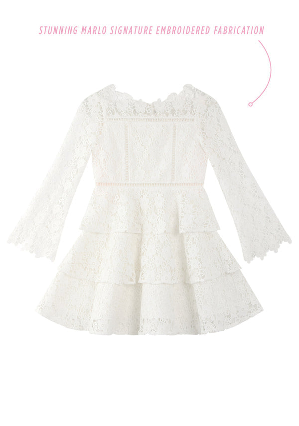 WONDERLAND EMBROIDERED DRESS