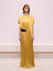 MUSTARD COLOR LONG DRESS