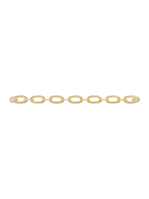 Vintage serpent bohème link bracelet