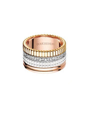 Quatre white edition large ring