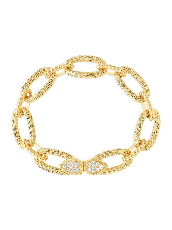 Vintage serpent bohème link bracelet
