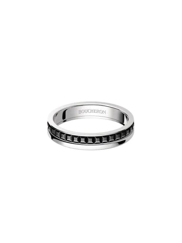 Quatre black edition wedding band