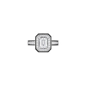 Vendôme liseré engagement ring