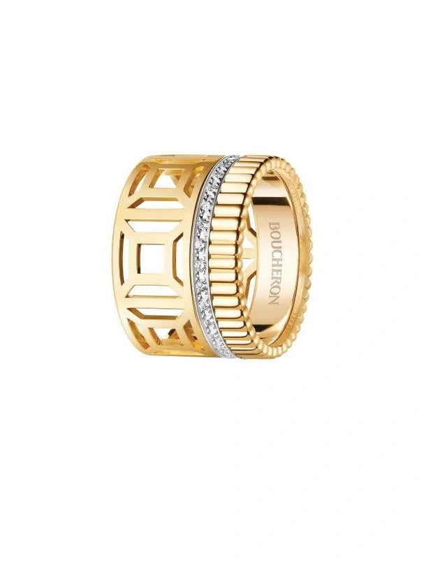 Quatre radiant edition openwork ring