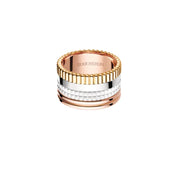 Quatre white edition large ring