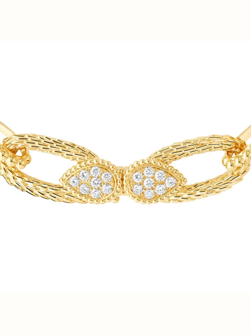 Vintage serpent bohème link bracelet