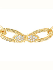 Vintage serpent bohème link bracelet