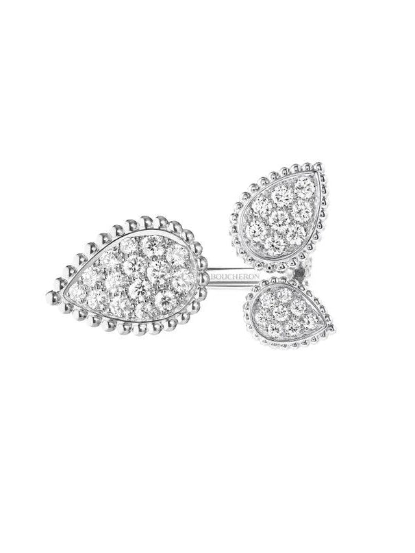 Serpent bohème ring, three motifs